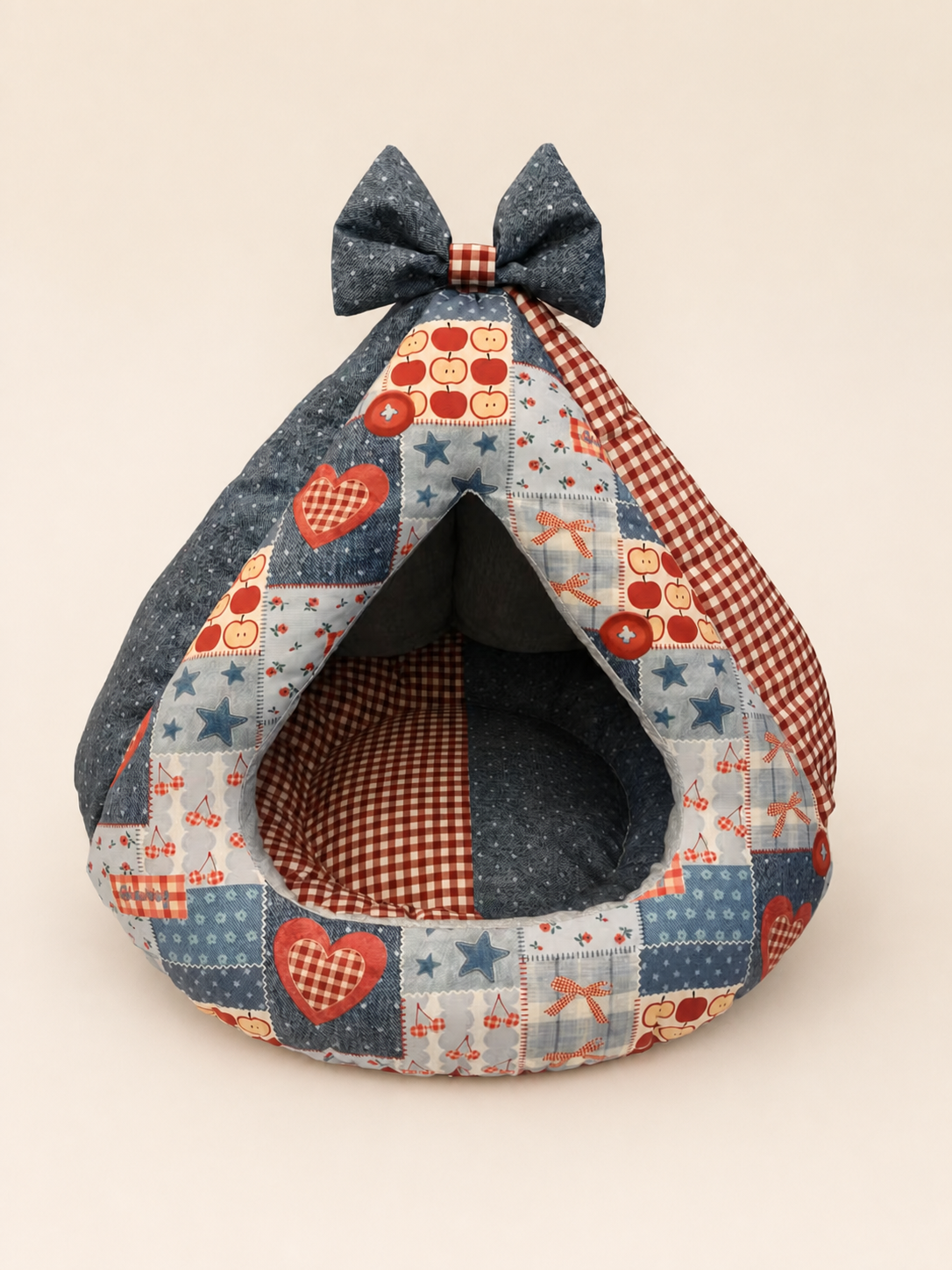 Butterfly triangle tent pet bed